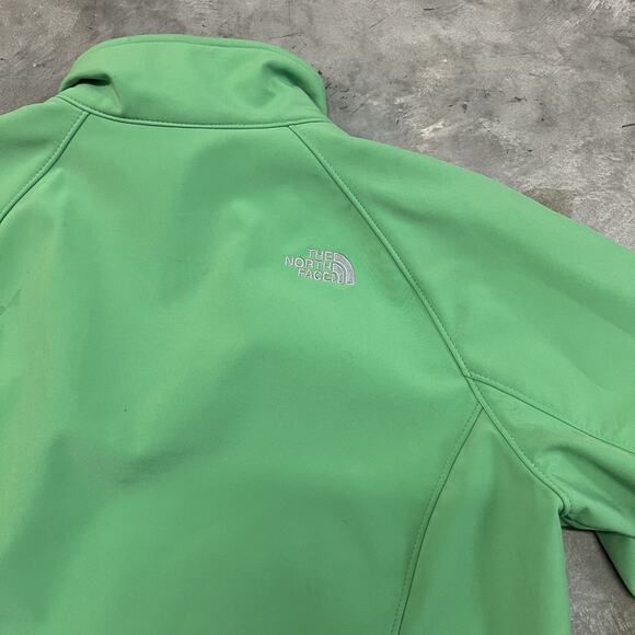 North Face Jacket Womens Large Green Softshell Full Zip Performance Outdoor AMVX - Picture 6 of 8